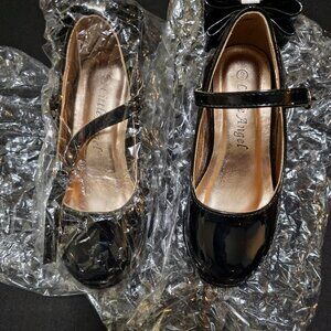 Little Angel, Little Girls (Toddler)  Black dress shoes size 9